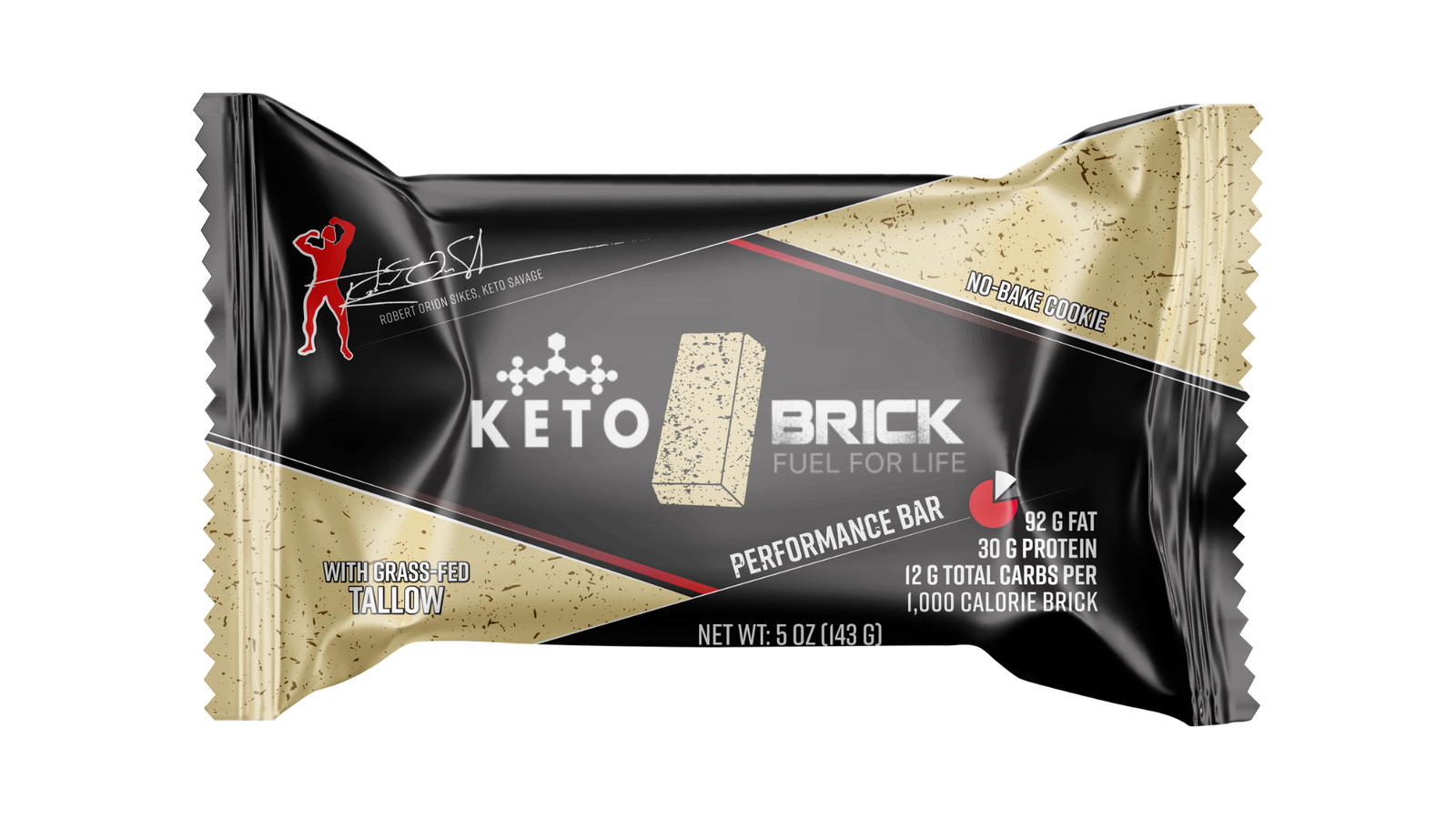 No-Bake Cookie Keto Brick