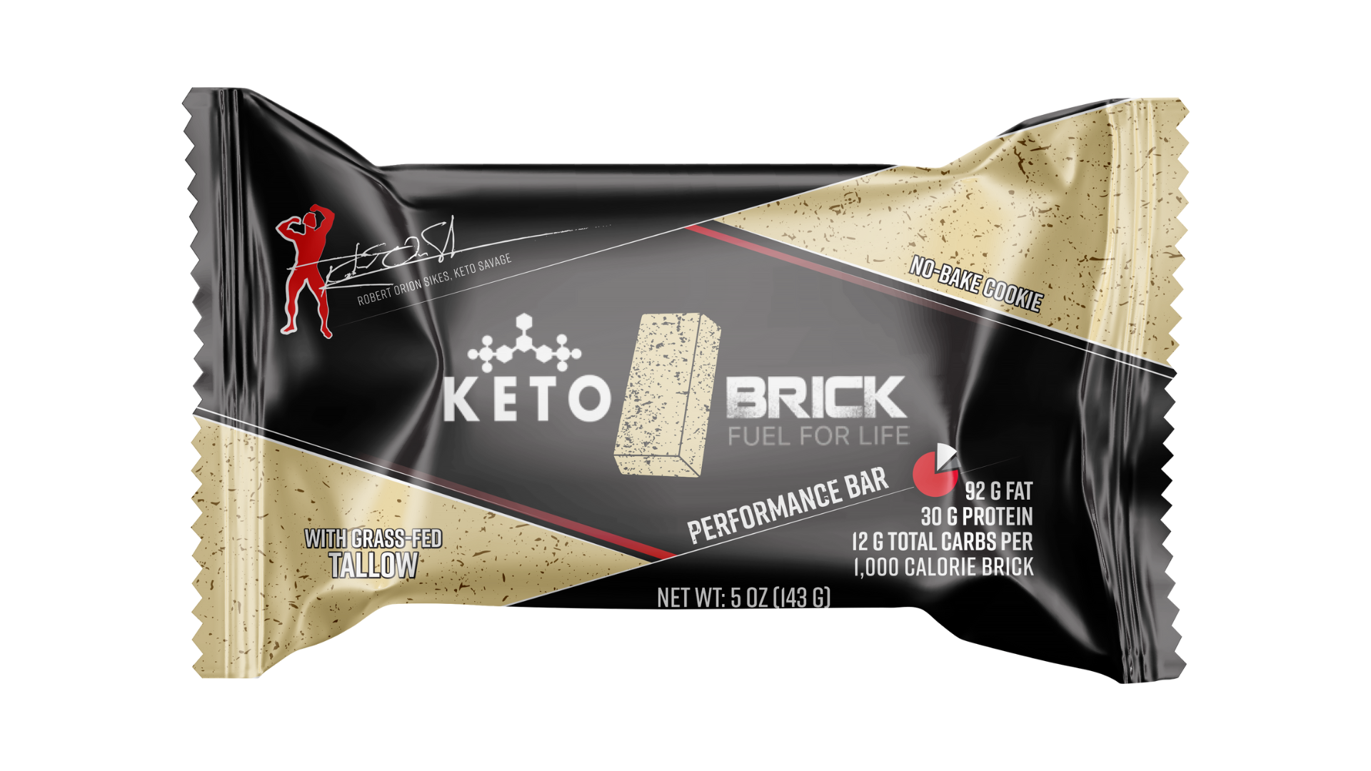 No-Bake Cookie Keto Brick