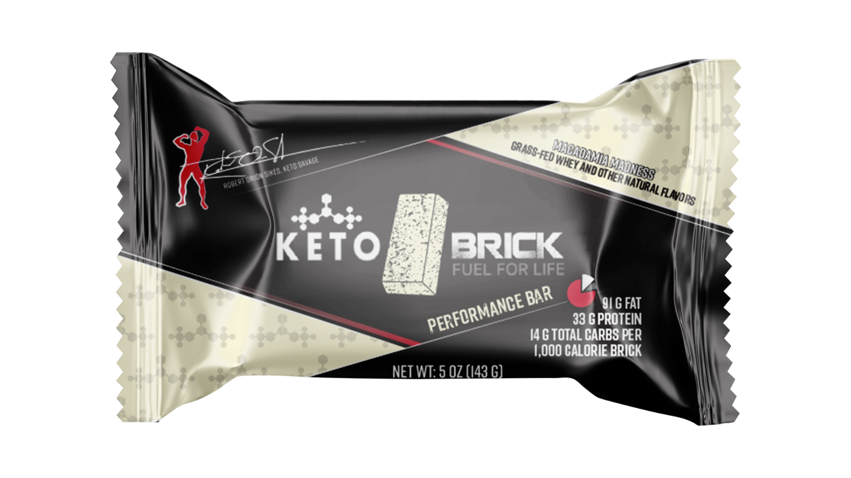 Macadamia Madness Keto Brick